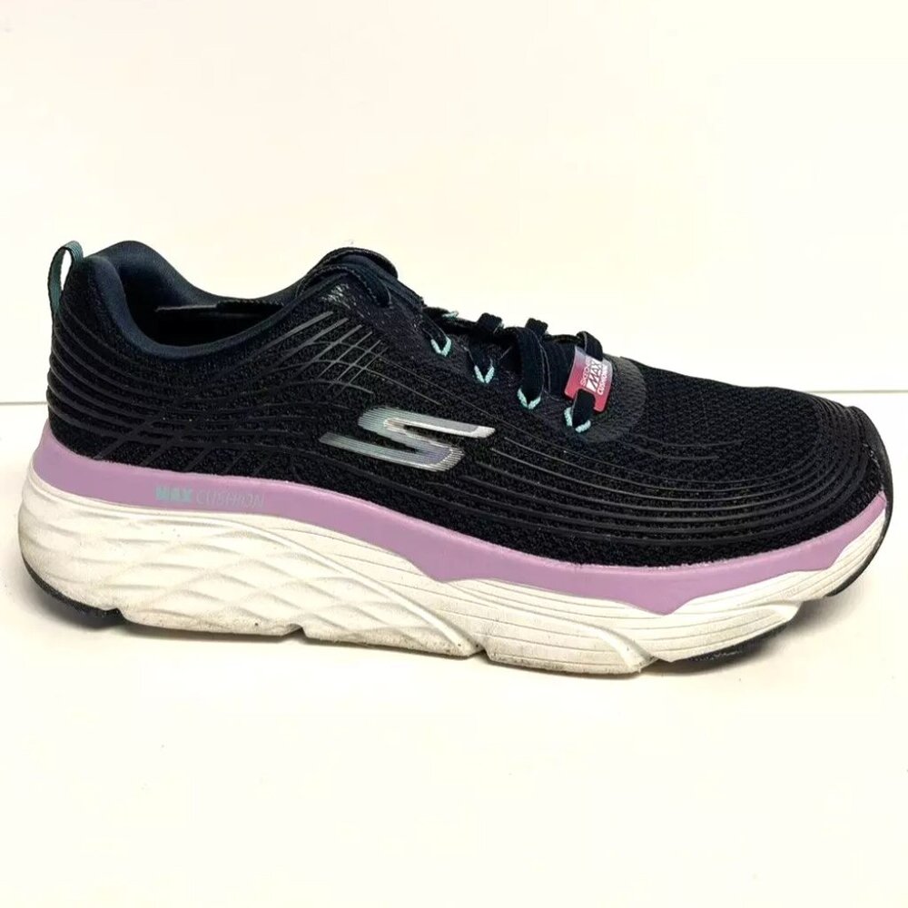 Skechers Women's Max Cushioning Elite Running Shoes Navy, Size 11 M